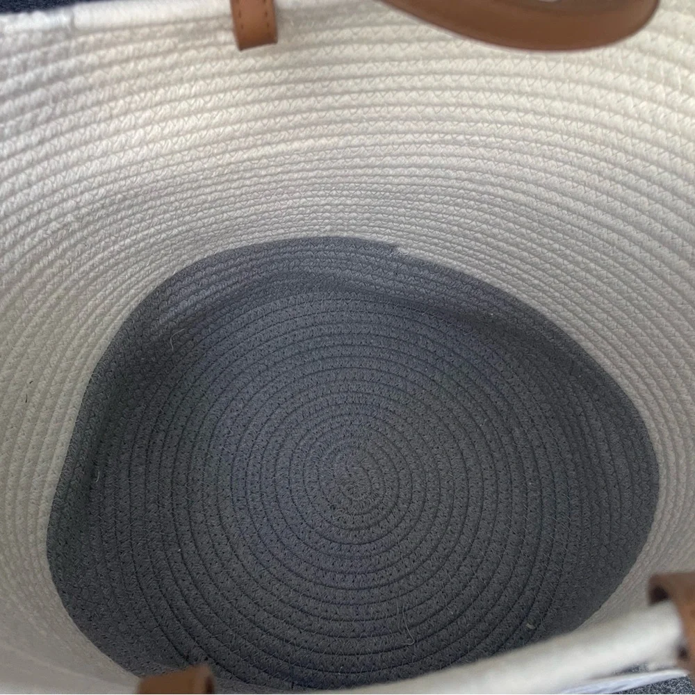 PET Cotton Rope Basket with Paw Prints